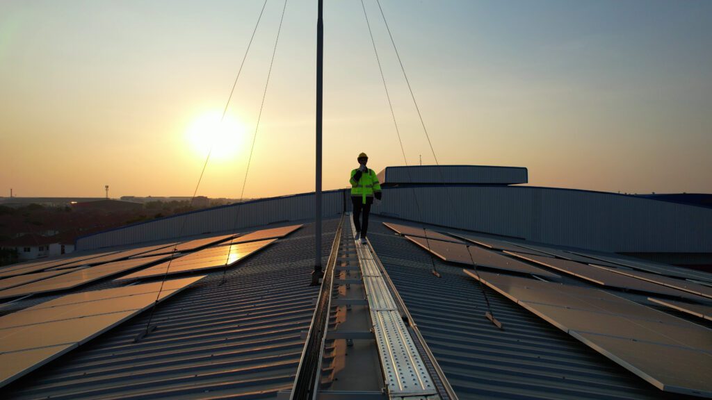 Industrial solar power systems for large-scale energy needs