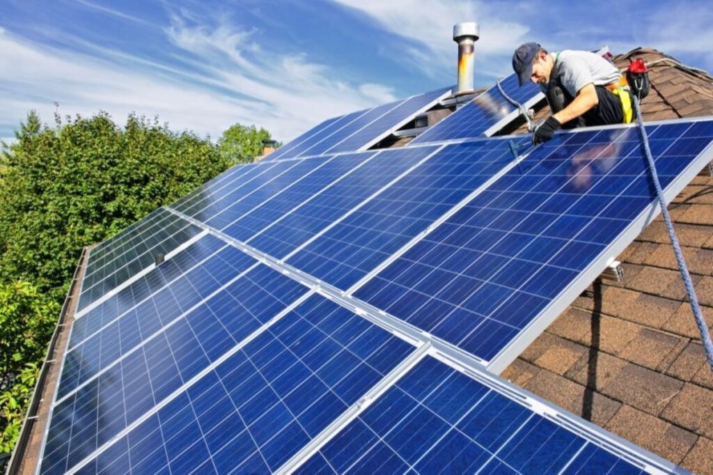 Solar Panel Installation in Corona