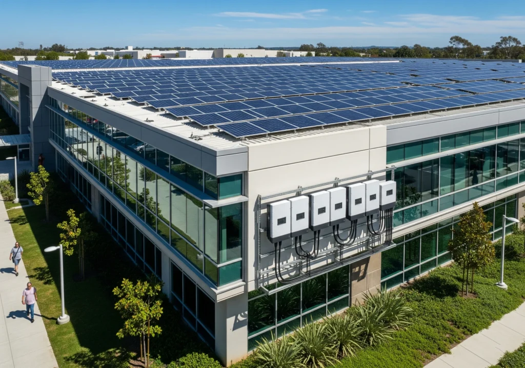 commercial solar installation